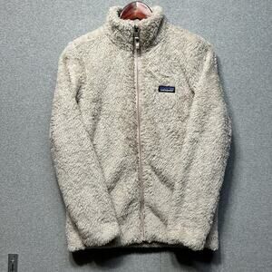 Patagonia Los Gatos Fleece Full Zip Lined Jacket White Women’s XS Outdoor Style